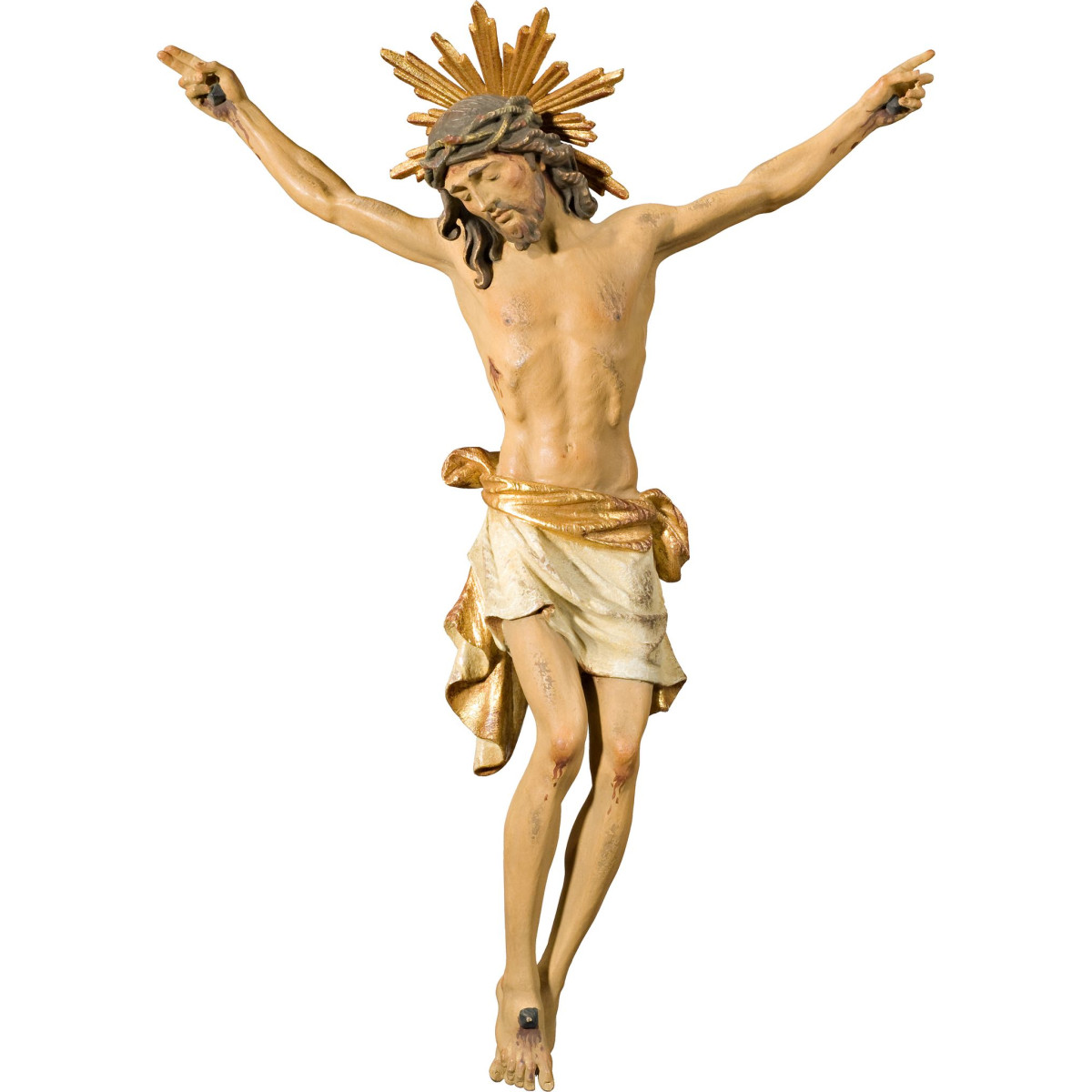 Cristo Pisa con aureola